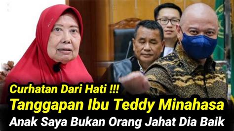 Tanggapan Ibu Teddy Minahasa Sidang Teddy Minahasa Terbaru Hari Ini