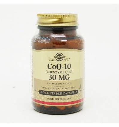 Kaufen Sie Solgar Coenzym Q10 30 Mg 60 Kapseln Zum Besten Preis Und