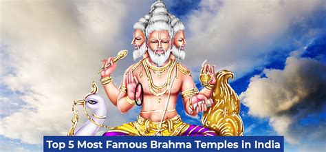 Top 5 Most Famous Brahma Temples in India | AstroVed.com