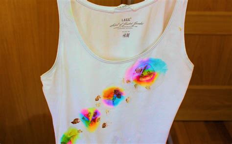 Diy Camiseta Pintada O Te Ida Camiseta