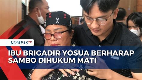 Jelang Sidang Vonis Sambo Cs Ibunda Brigadir Yosua Berharap Ferdy