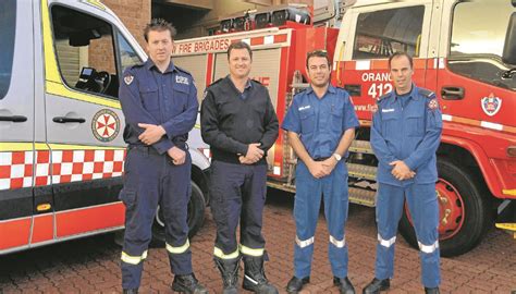 Firies And Paramedics Uniform Success Central Western Daily Orange