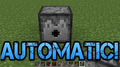 Minecraft How To Make An Automatic Dispenser Easy Youtube