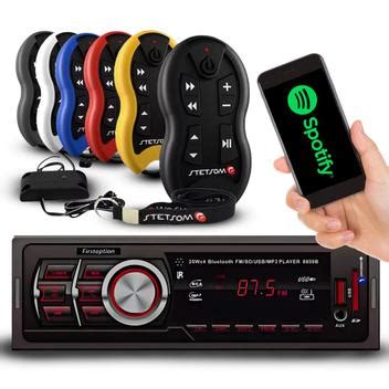 Radio Automotivo Sem Toca Cd Mp Player Bluetooth Controle Longa