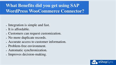 Ppt Use Of Woocommerce And Sap Business One Connector Powerpoint