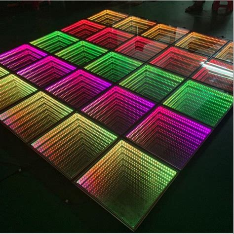 50X50cm Wireless Fast Set Up Ultra Slim WiFi 3D Infinity RGB Mirror