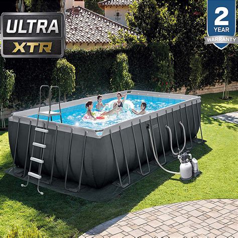 Intex 26367eh 24 X 12x 52 Ultra Xtr Metal Frame Pool Saltwater System