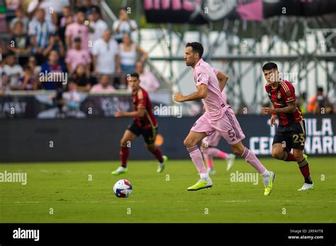 Sergio Busquets Of Inter Miami Cf Vs Atlanta Leagues Cup Stock