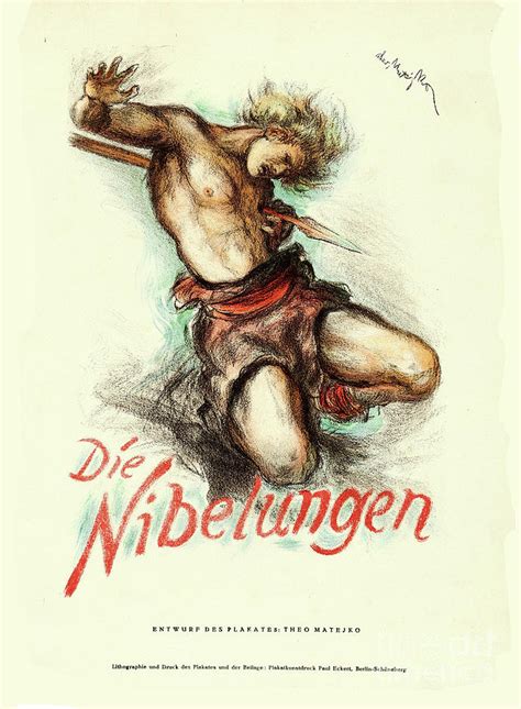 Movie Poster Die Nibelungen Siegfried by Heritage Images