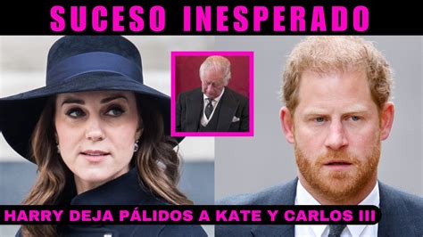 HARRY DESVELA LO PEOR SOBRE KATE MIDDLETON Y CARLOS III TRAS VISITAR