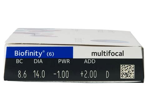 Biofinity Multifocal Contact Lenses For Presbyopia 6 Pk Zenni Optical