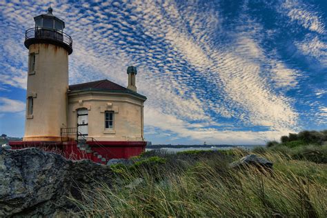 Coquille River Lighthouse in Bullards Beach State Park - Bandon, OR ...