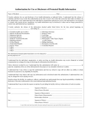 Fillable Online Vvh Vermont Authorization For Use Or Disclosure Of