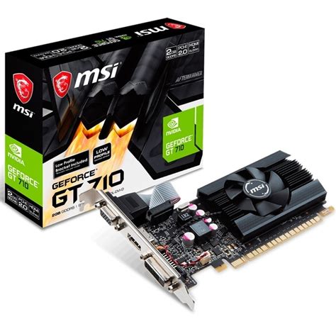 Tarjeta De Video MSI Nvidia GeForce GT 710 2GB DDR3 64 Bit PCI E 2 0