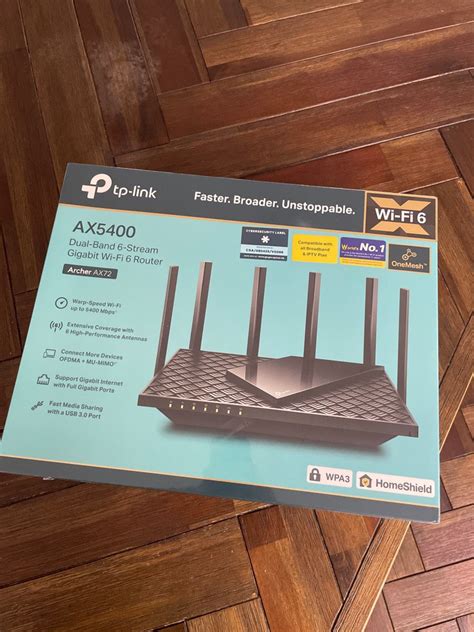 Tp-link AX5400 gigabit wifi6 router, Computers & Tech, Parts ...