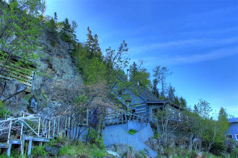 House on the hill at Sleeping Giant Provincial Park, Ontario, Canada ...