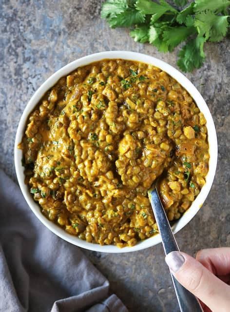 Easy Mung Bean Curry ( A Vegan Recipe by Savory Spin)