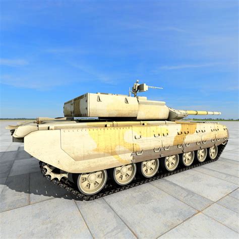 Tanque De Batalla Principal T 95 Russin 2 Modelo 3D 199 3ds C4d