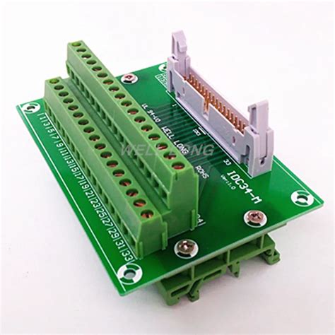 Idc X Pins Male Header Breakout Board Terminal Block