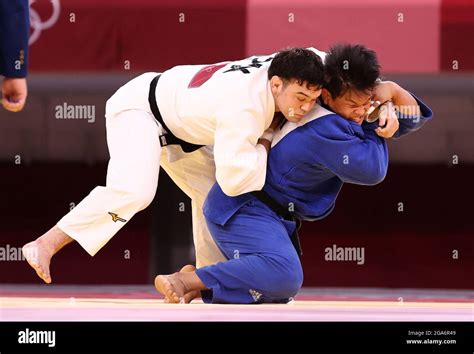 Th July Judoka Cho Wins Silver Medal Cho Guham Of South Korea