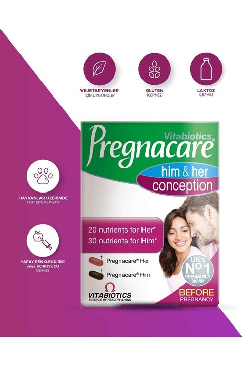 Pregnacare Him Her Conception Tablet Fiyat Yorumlar Trendyol