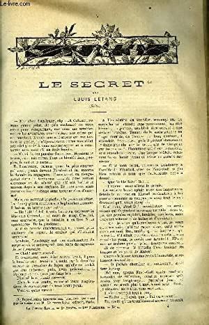 LA PETITE REVUE N 62 Le secret suite par Louis Létang Les voies