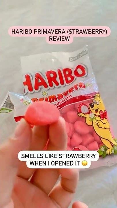 Haribo Primavera Strawberry Review ️🍓🐻 Youtube