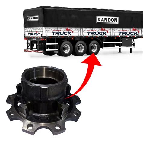 Cubo Roda Disco Carreta Truck Noma Randon Iderol Facchini F Submarino