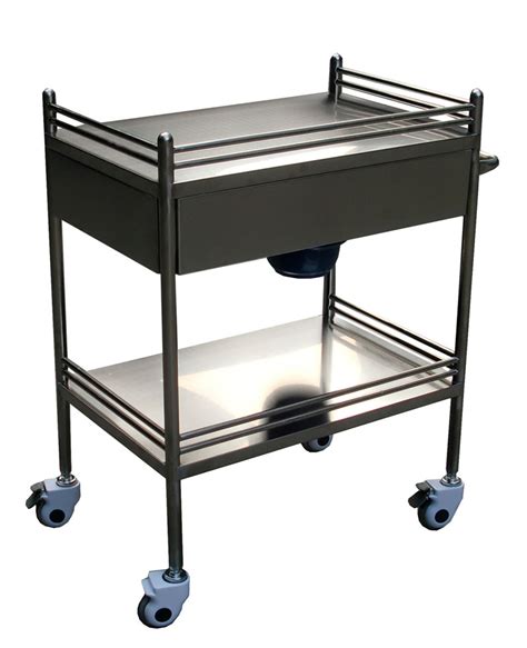 Stainless Steel Cart Two Layer Instrument Cart Three Layer Instrument