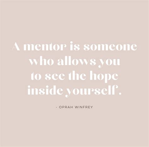 Oprah Winfrey Quote Mentoring Matters Women Supporting Women Boss