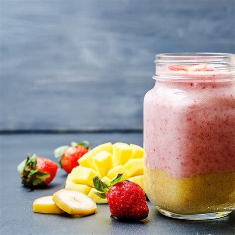 Recette Smoothie Banane Mangue Fraise