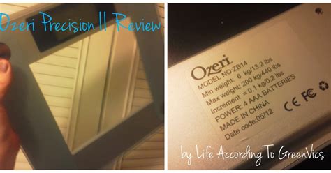 Life According To GreenVics: Ozeri Precision II Digital Bath Scale (440 LB Edition) Review.