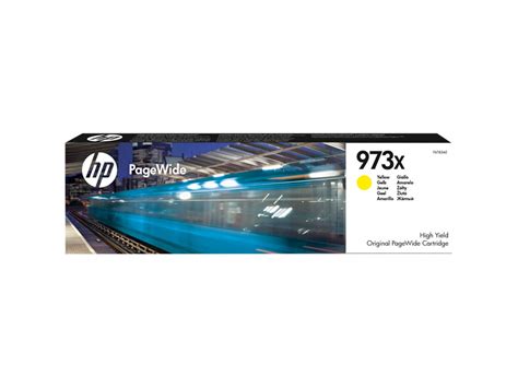 Консуматив HP 973X High Yield Yellow Original PageWide Cartridge PSP