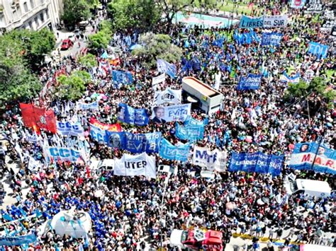 El Movimiento Obrero Le Marca La Cancha A Javier Milei Diario El