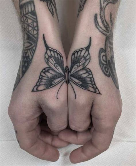 183 Sexiest Butterfly Tattoo Designs [2024 Guide] Butterfly Hand Tattoo Hand Tattoos For Guys