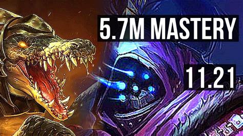 RENEKTON Vs JAX TOP 5 7M Mastery 8 1 8 1300 Games Dominating