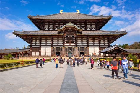 Gran Buda Pasillo Del Templo De Todaiji En Nara Jap N Fotograf A