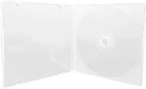 Amazon Mediaxpo Slim Poly Cd Cases With Full Clear Wrap Around