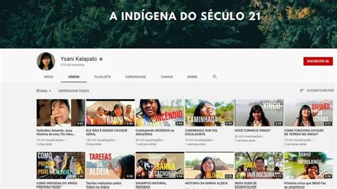 Ysani Kalapalo a youtuber indígena que admirava Jean Wyllys citada por