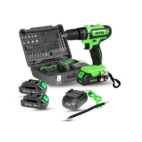 Cordless Impact Drill RYU RCI20V RCI 20V Mesin Bor Baterai RYU