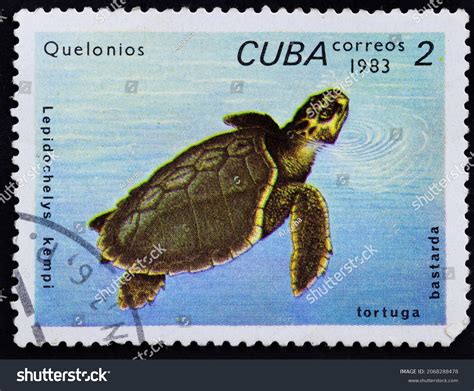 Republic Cuba Circa 1983 Postage Stamp Stock Photo 2068288478