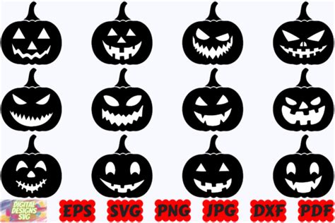 Pumpkin Silhouette Pumpkin Cut Files Graphic By