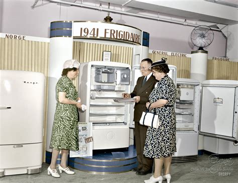 Shorpy Historical Picture Archive Frigidaire Colorized 1941 High Resolution Photo