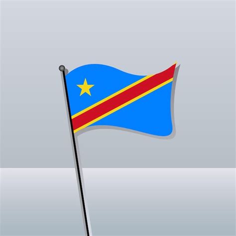 Premium Vector Democratic Republic Of The Congo Flag