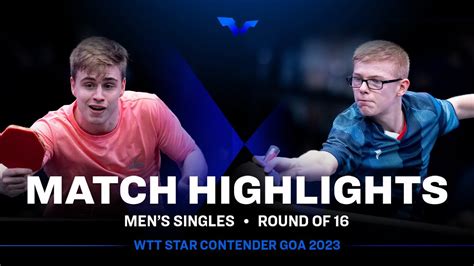 Truls Moregard Vs Felix Lebrun Ms R Wtt Star Contender Goa