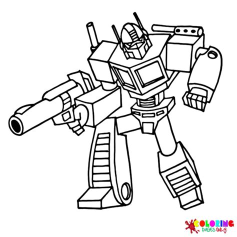 24 Pagine Da Colorare Di Optimus Prime ColoringPagesOnly