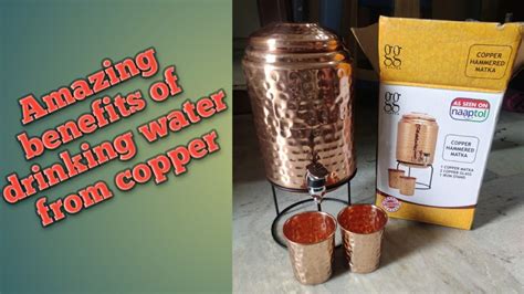 Amazing Health Benefits Of Drinking Water From Copper Vessels 👍 Purify