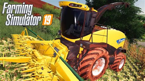 CORTANDO SILAGEM NA CURVA DE NÍVEL Farming Simulator 19 Sitio Santa