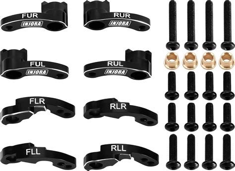 Injora Rc Amortisseurs Lames Flex Cnc Aluminium Accessoires Pour Trx M