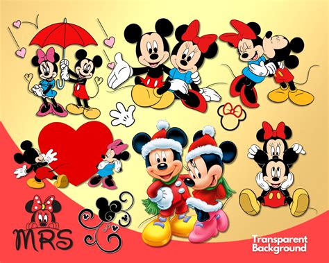 Minnie And Mickey Mouse Clipart